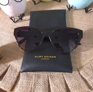 Kurt Geiger Black Cat-Eye Sunnies